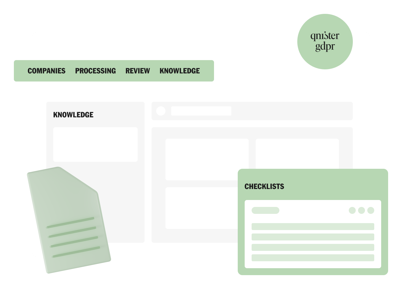 Apoyo al responsable del tratamiento de los datos personales